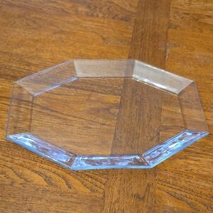Clear Geometric Glass Tray ARCOROC OCTIME Collection